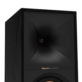 Klipsch Reference R-600F edge-to-edge horn with hidden fasteners enhances aesthetics.