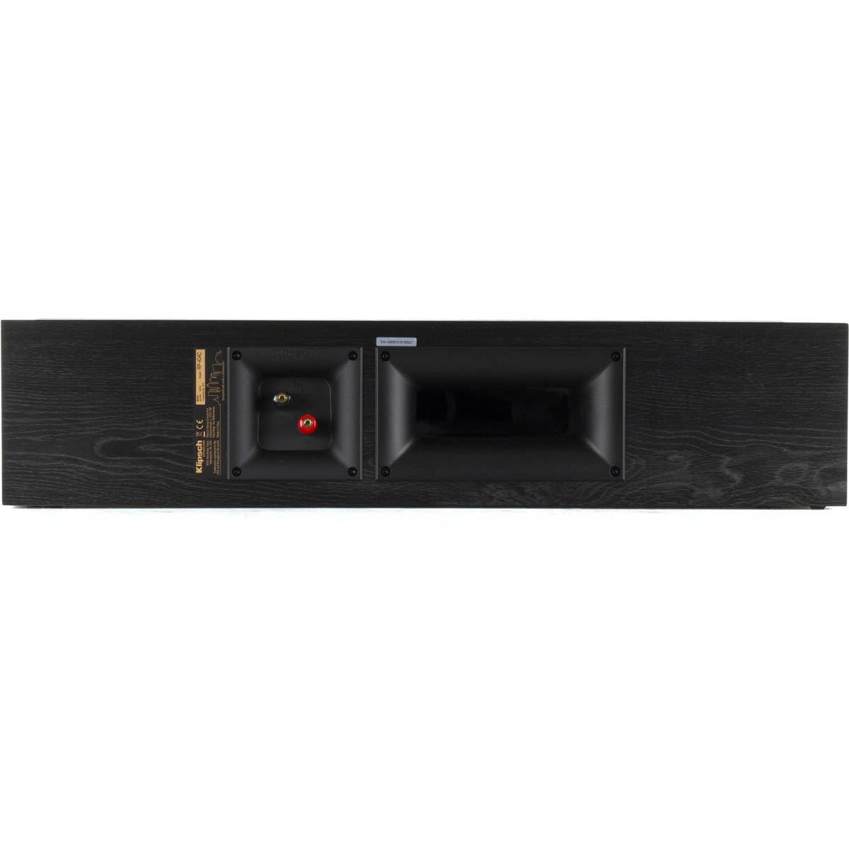 RP-404C II Ebony sealed shallow-depth design for in-wall use.