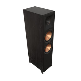 Klipsch RP-8000F II Ebony front view shows its bold presence and wide soundstage