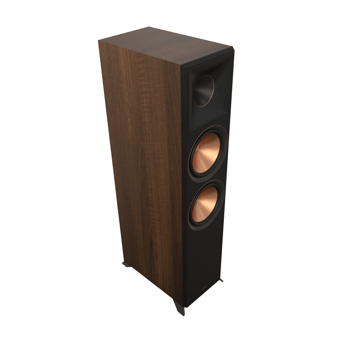 Klipsch RP-8000F II walnut front view showing immersive sound potential