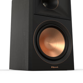 Klipsch RP-600M II vented tweeter housing shows detailed treble.