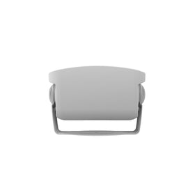 White finish of RSM-400 blends with modern patio decor.