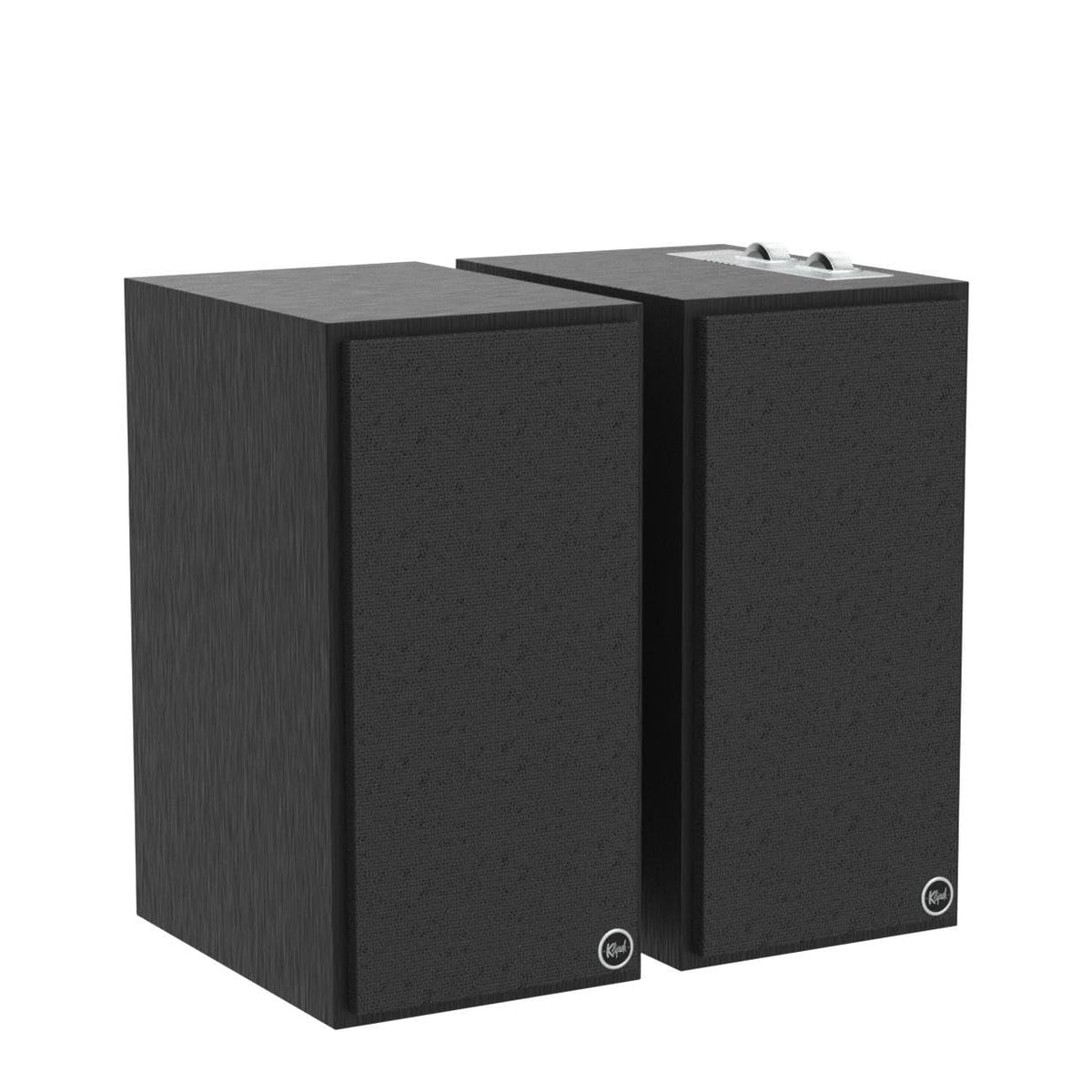 Klipsch The Sevens Heritage powered speakers with sub-connection example for expanded, impactful listening.