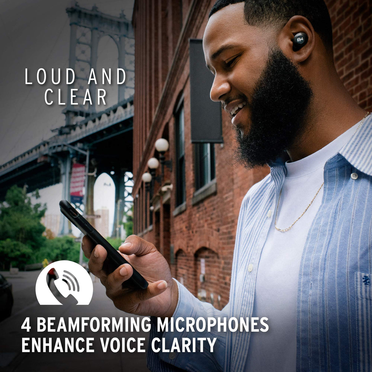 Klipsch T5 II IP67 sweat and water resistant earphones.