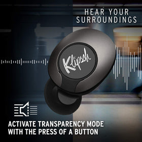 Klipsch T5 II six oval ear tips set for comfort and seal.