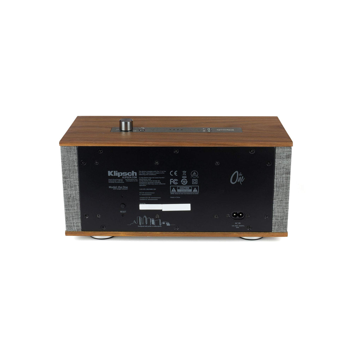 Klipsch The One walnut fits into living spaces with versatile decor integration