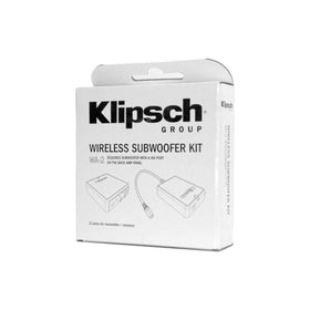 Klipsch WA-2 receiver ready to pair for powerful bass extension.