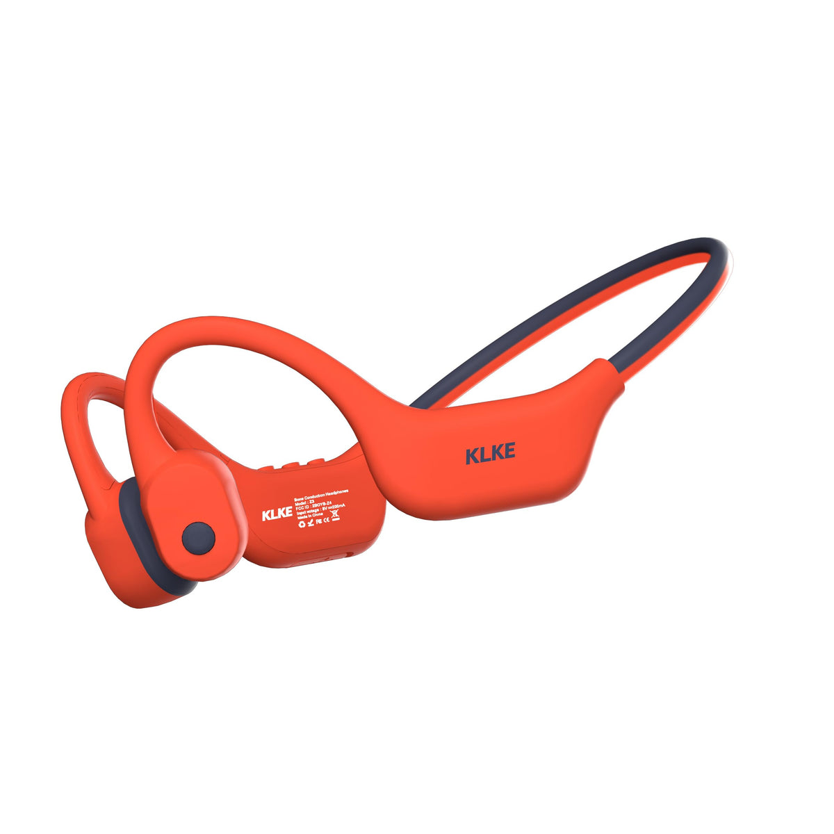 KLKE front view of packaging and headset showing product and benefit visibility