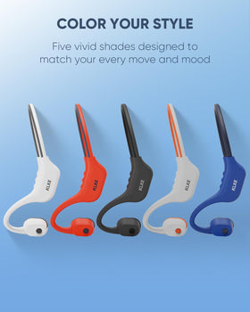 KLKE held in hand for scale, conveys compact lightweight portability benefit