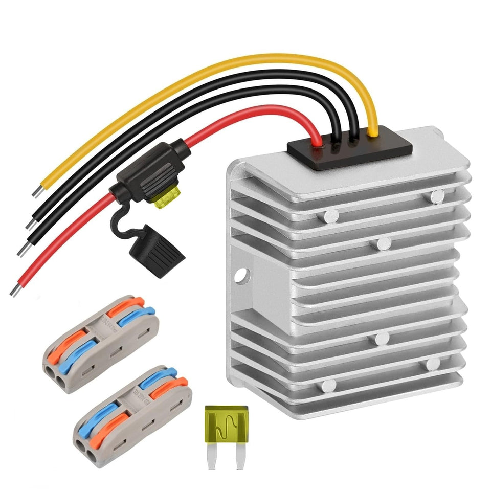 Klnuoxj buck converter 18-58V input range for versatile golf cart power