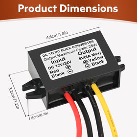 klnuoxj powering LED strip in outdoor setting, showing stable 5V output and consistent lighting
