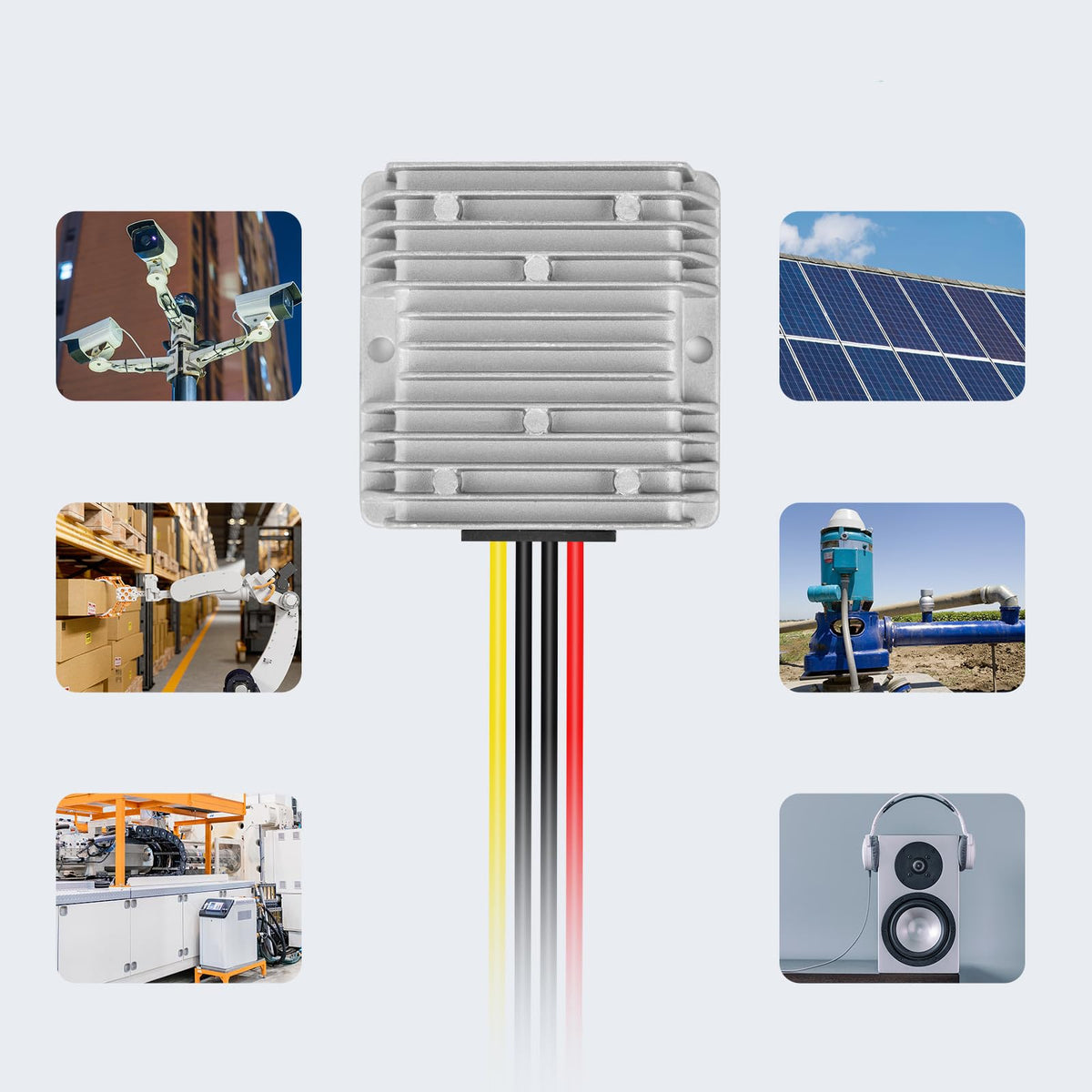 Klnuoxj protection features guard against undervoltage and short-circuit