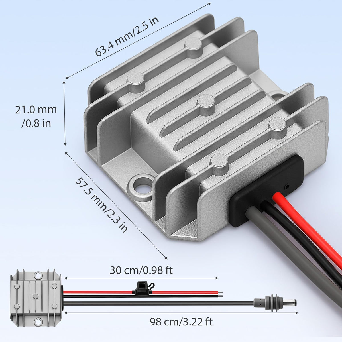 Klnuoxj Starlink Mini rugged silicone-aluminum housing for outdoors.