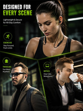 Klokol neckband durable build suitable for active use.