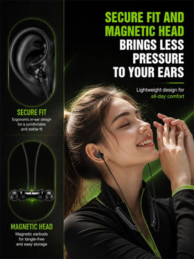 Klokol neckband ergonomic comfort for extended listening sessions.