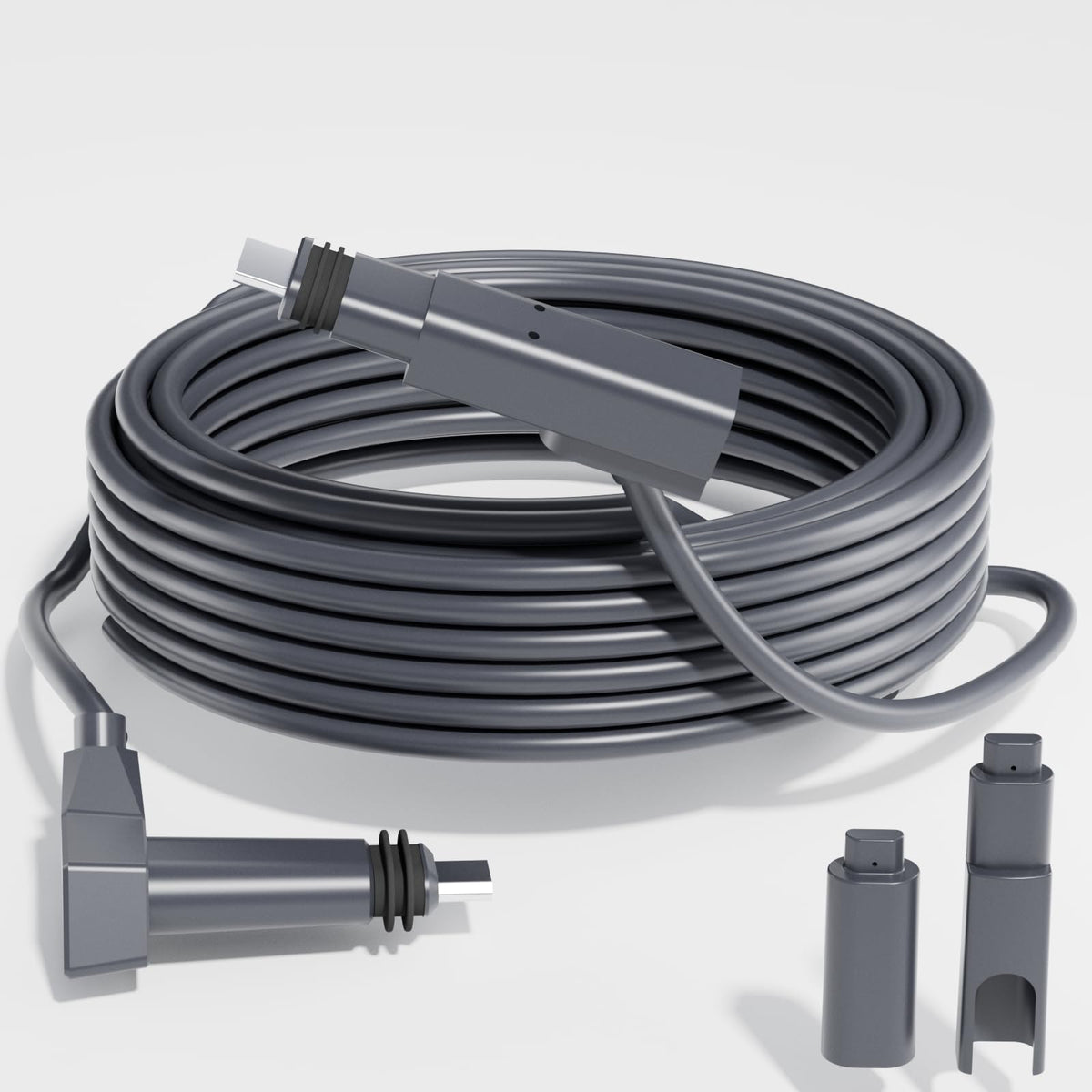 Klutchtech cable front view showing product and durable exterior for reliable connections