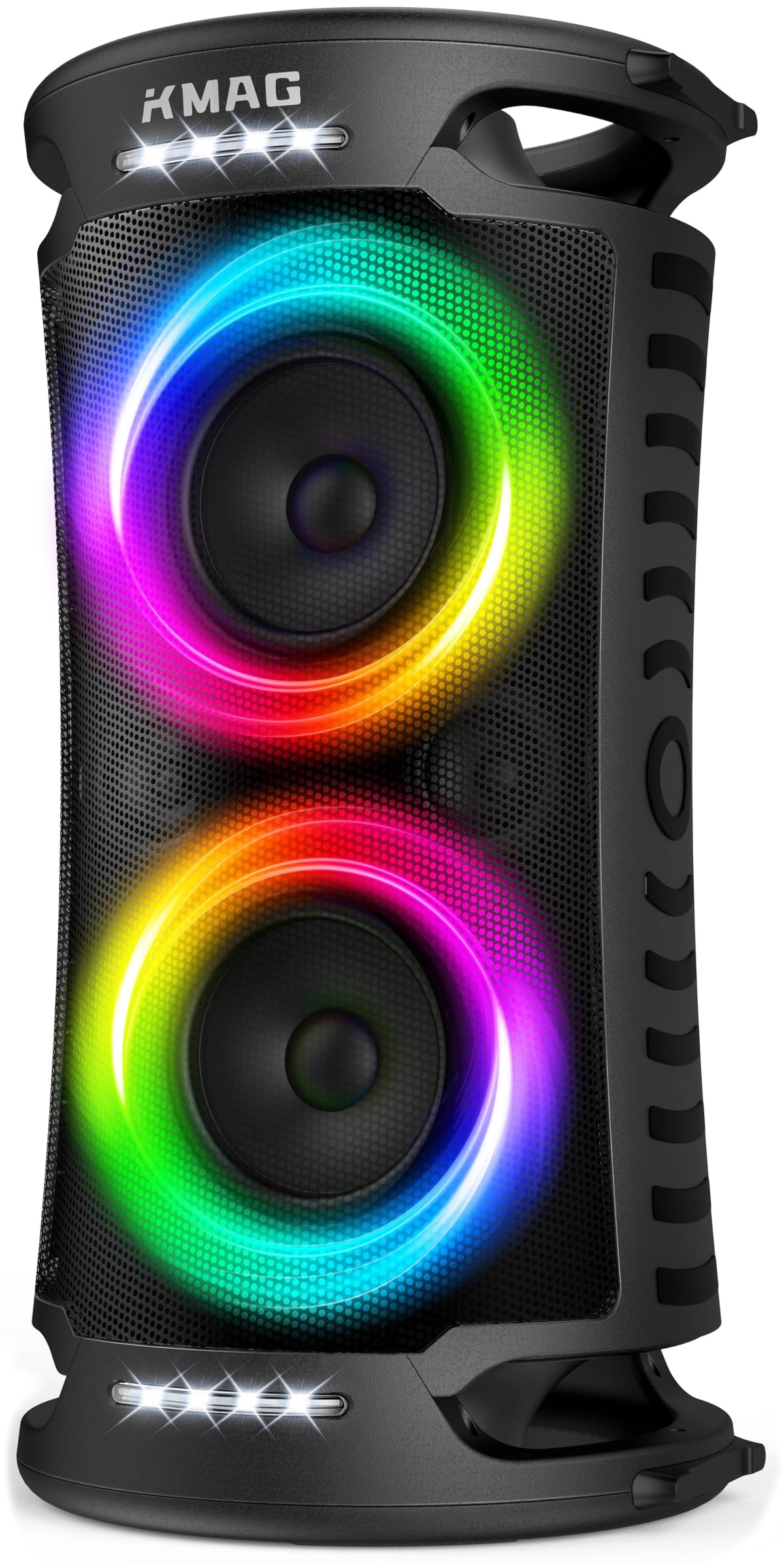 KMAG large party speaker front view showing bold, room-filling sound.