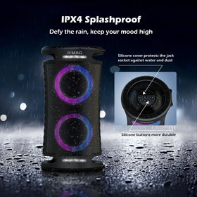 KMAG inputs include mic and USB for versatile performances.