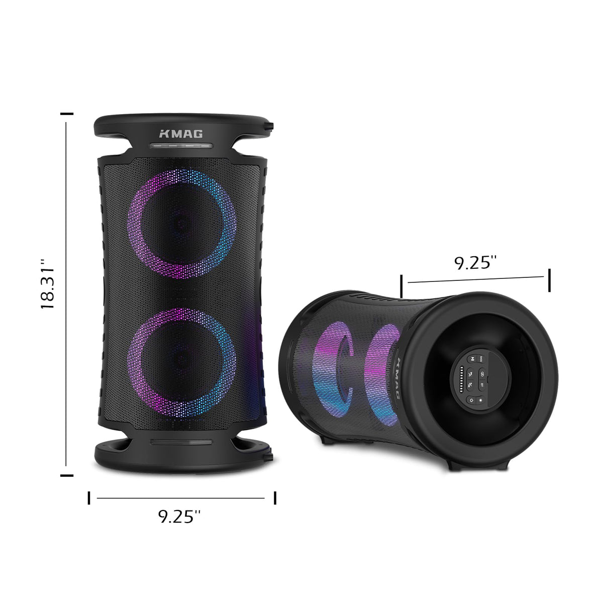 KMAG ideal for outdoor party scenarios like beach or camping.