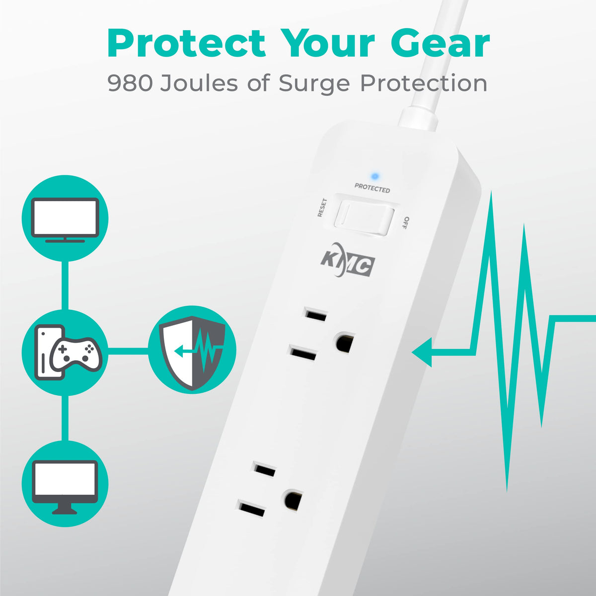 KMC 980J surge protection shields devices from spikes