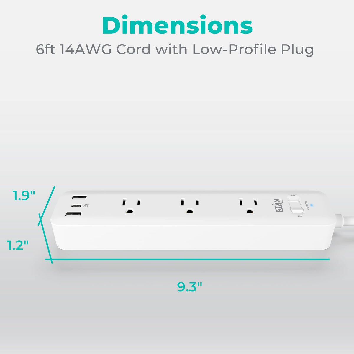 KMC USB-A ports for powering accessories like speakers and keyboards