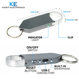 Knight Electronics KT-7000 durable zinc alloy body for reliable daily use.