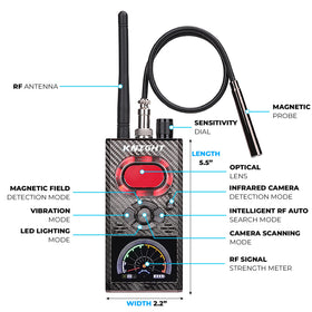 Knight KT-8000 compact travel design great for hotels and cars.
