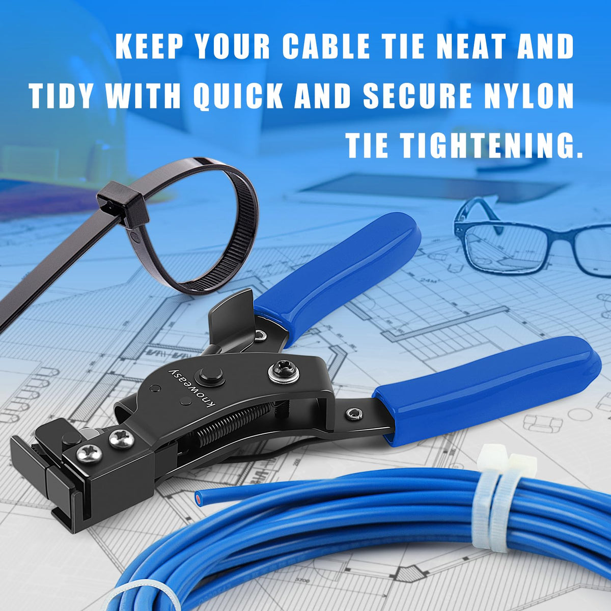 knoweasy packaging with guide and warranty card offering user support benefit