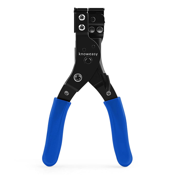 knoweasy front view of tool showing controls and benefits for fast tensioning