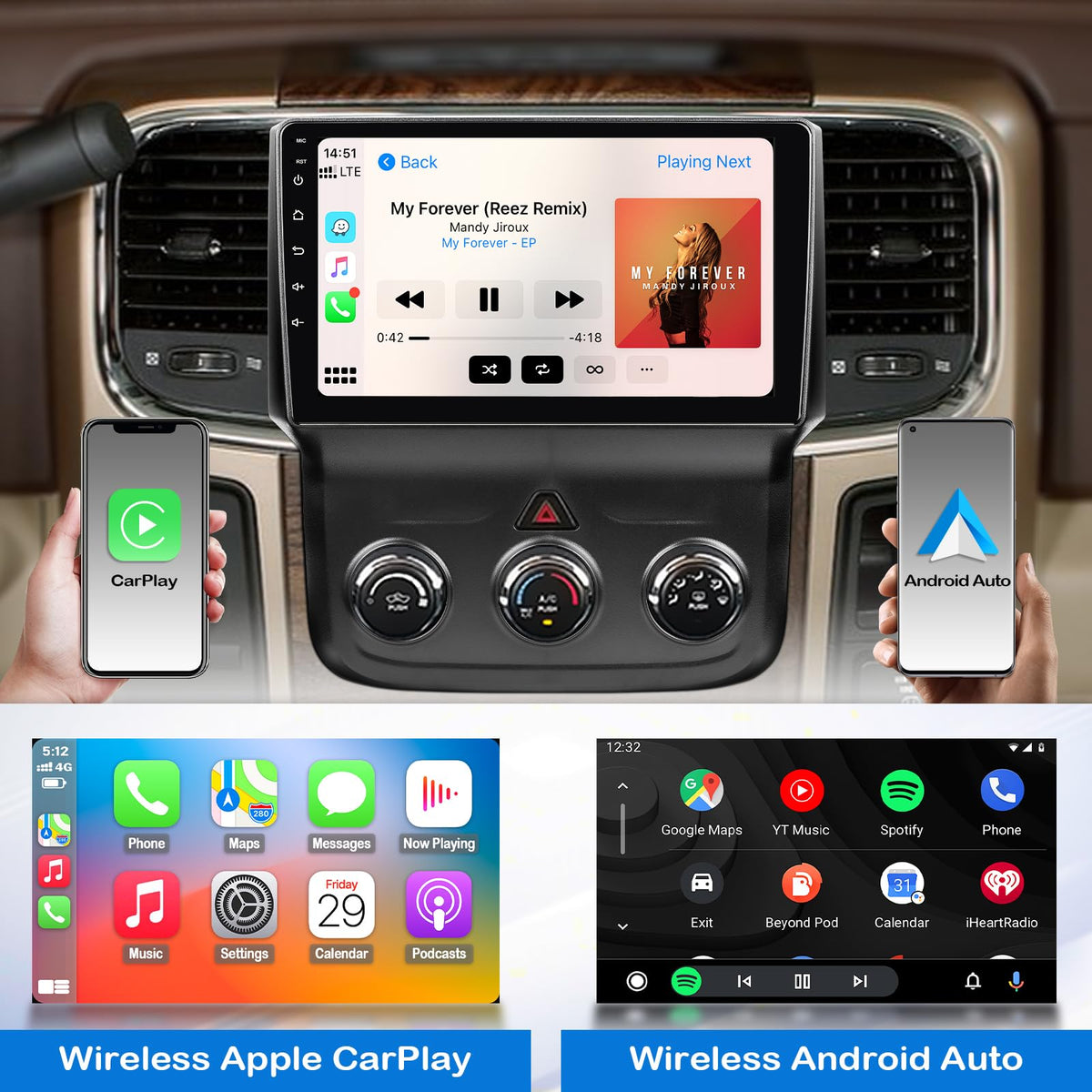 KOBANOICA Bluetooth hands-free for safe calls and voice commands