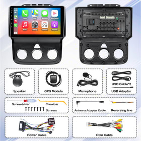 KOBANOICA center console fit for manual AC Dodge Ram models