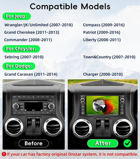 KOBANOICA touchscreen close-up showing clear icons and responsive touch for safer control
