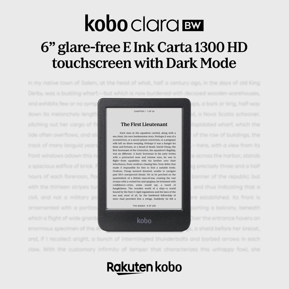 Kobo Clara BW IPX8 waterproof design for reading by pool or bath