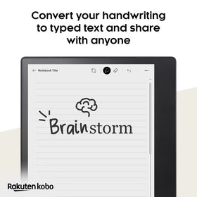 Kobo Elipsa 2E 32GB storage for thousands of ebooks and notes.