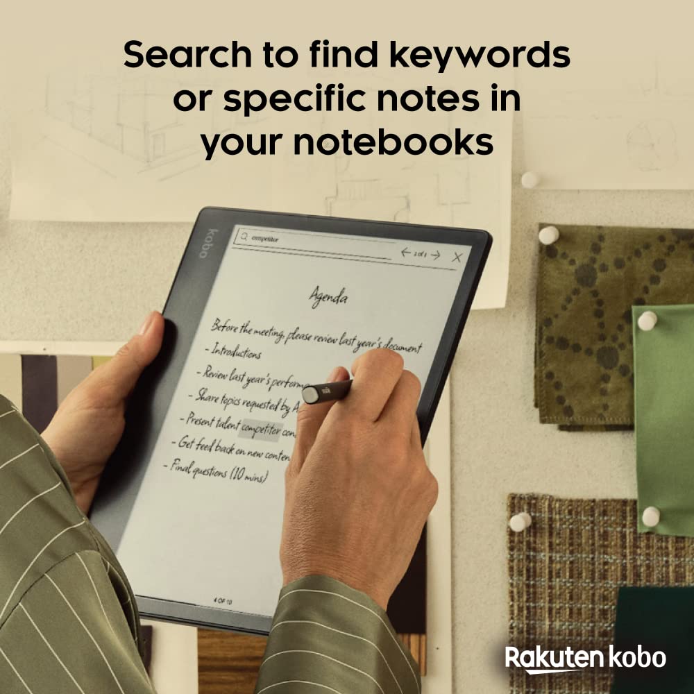 Kobo Elipsa 2E ComfortLight PRO adjusts brightness and color temperature.
