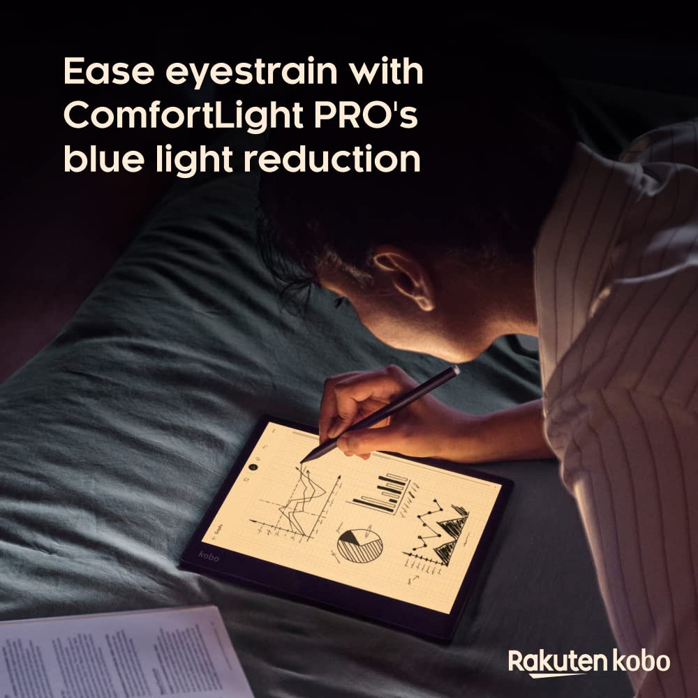 Kobo Elipsa 2E notes on pages with Stylus 2 for on-device annotation.