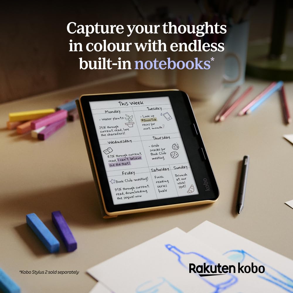 Kobo Libra Colour IPX8 waterproof protection for poolside reading.