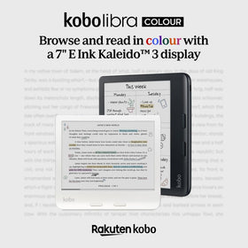 Kobo Libra Colour Stylus compatibility enables color annotations and notes.