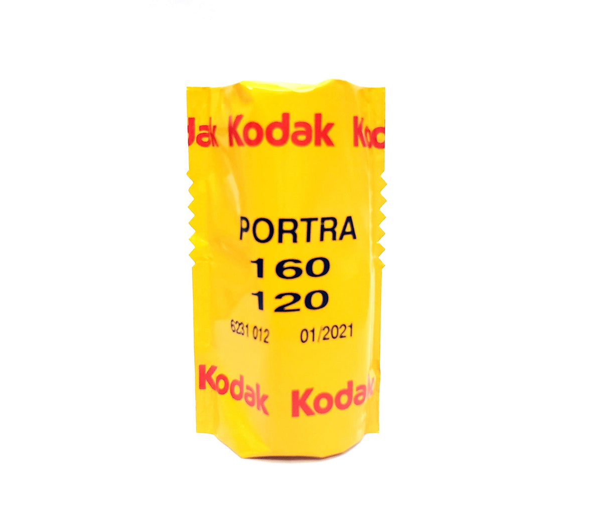 Kodak 120 Portra 160 film pack shot highlights balanced color for portraits