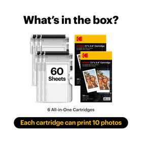 Kodak 4PASS prints highlight three-color layers and a protective lamination.