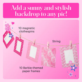 Kodak Barbie sticker and hanging frames, easy to decorate your memories.