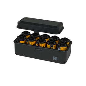 KODAK case inside a camera bag showing portable protection benefit