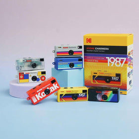 Kodak Charmera pocket camera with wide-angle lens for everyday snapshots.