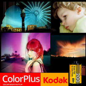 KODAK ColorPlus 200 film leader close-up revealing fine grain and loading ease