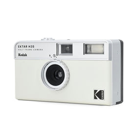 KODAK EKTAR H35 back showing simple controls and viewfinder benefit