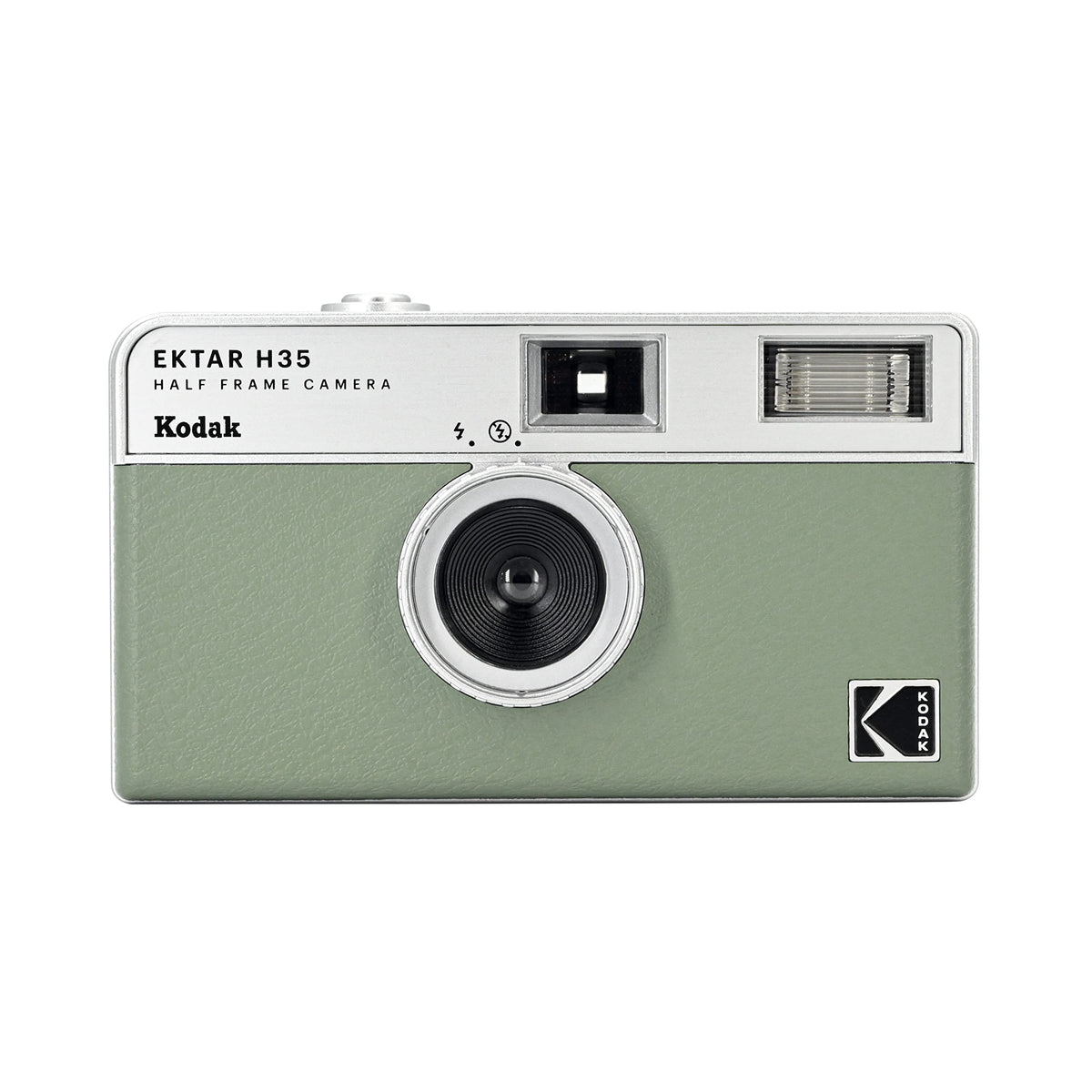 Kodak EKTAR H35 half-frame camera in sage bundle, perfect for portable street photography