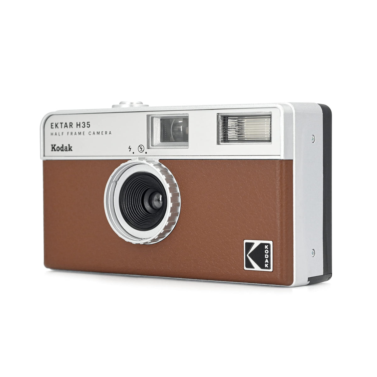 KODAK EKTAR H35 lens close-up showing fixed-focus simplicity and durable build