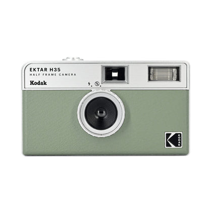 KODAK EKTAR H35 sage front view showing compact portability and easy shooting