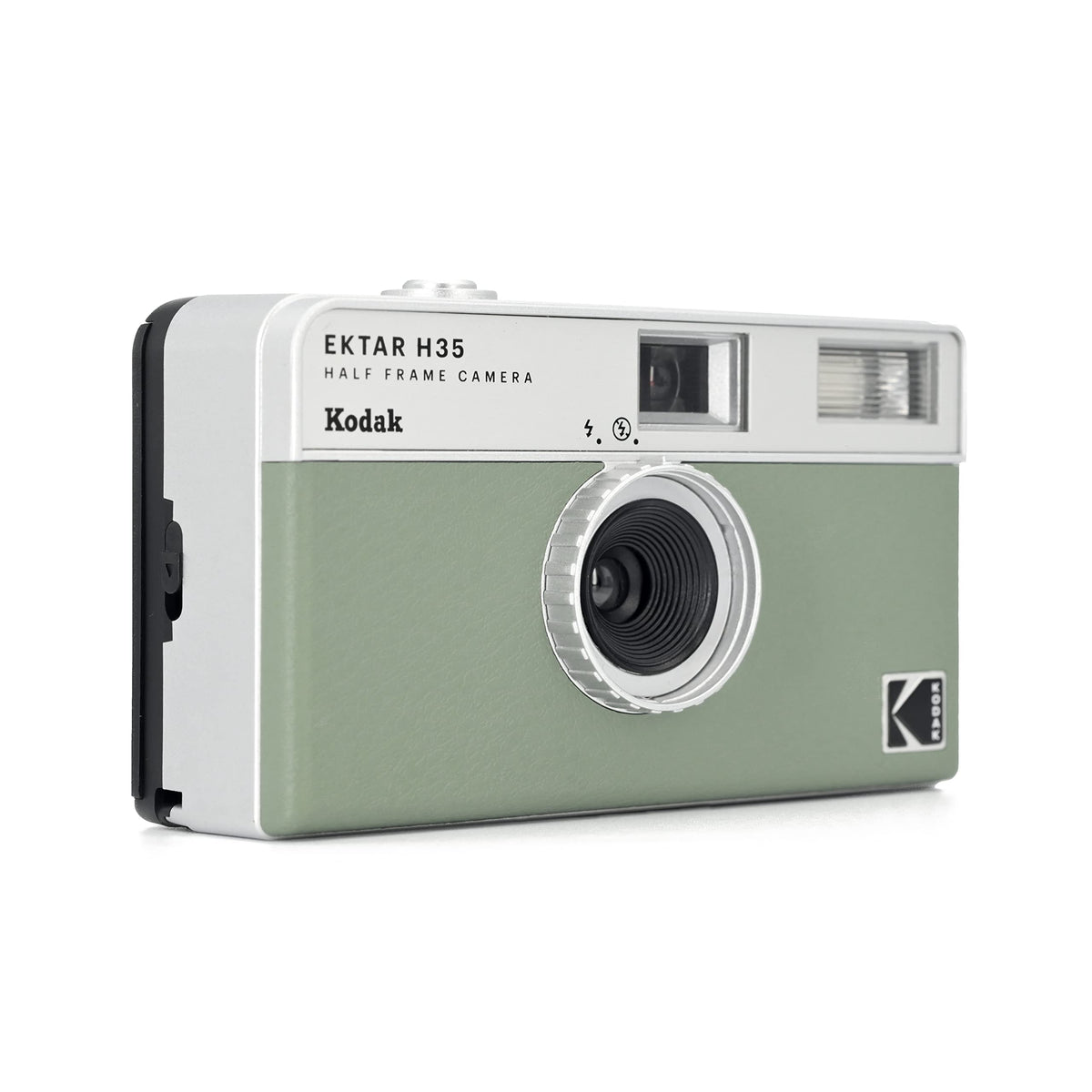 KODAK EKTAR H35 sage side profile highlighting slim lightweight design