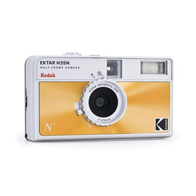 KODAK EKTAR H35N back and film door illustrating easy film loading advantage